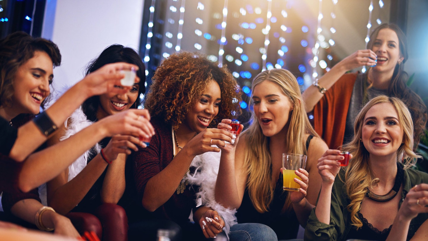 Woman celebrating birthday