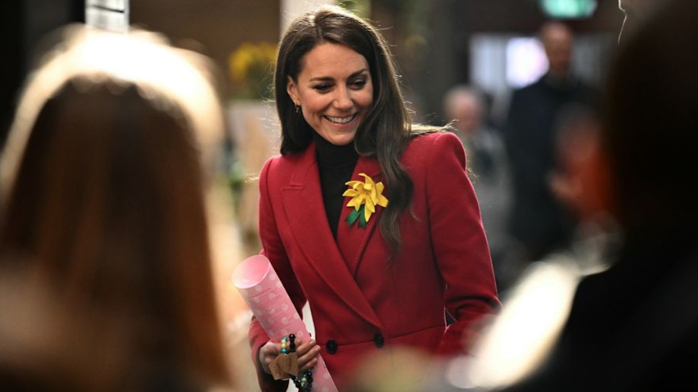 Kate Middleton Red Coat Hero