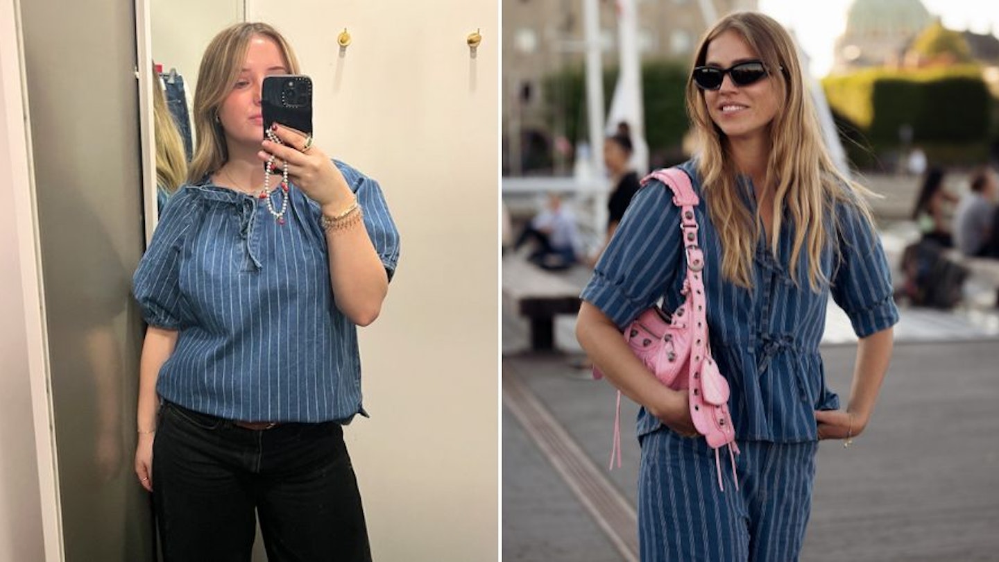 M&S Ganni Blouse Dupe