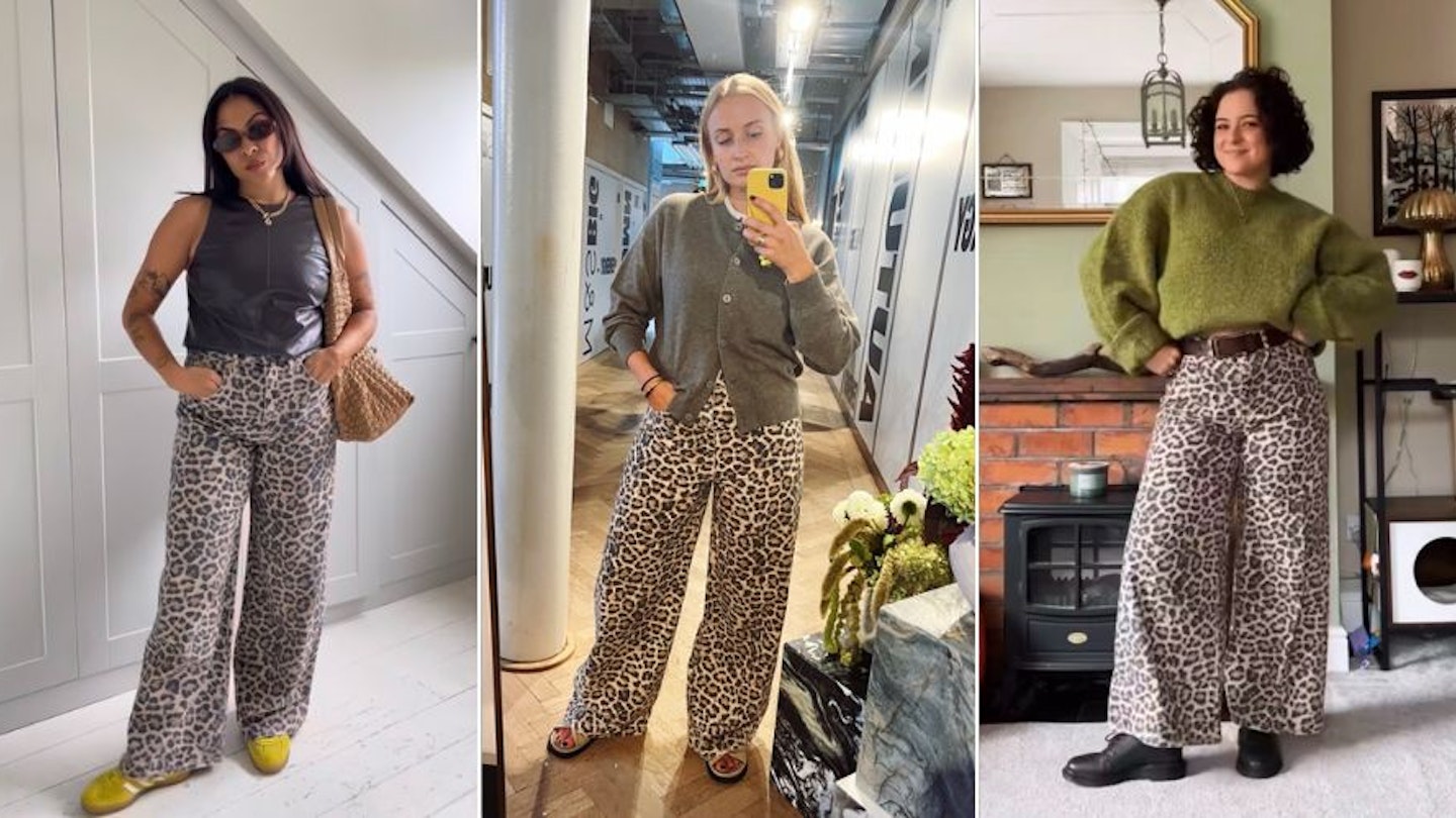 M&S Leopard Trousers